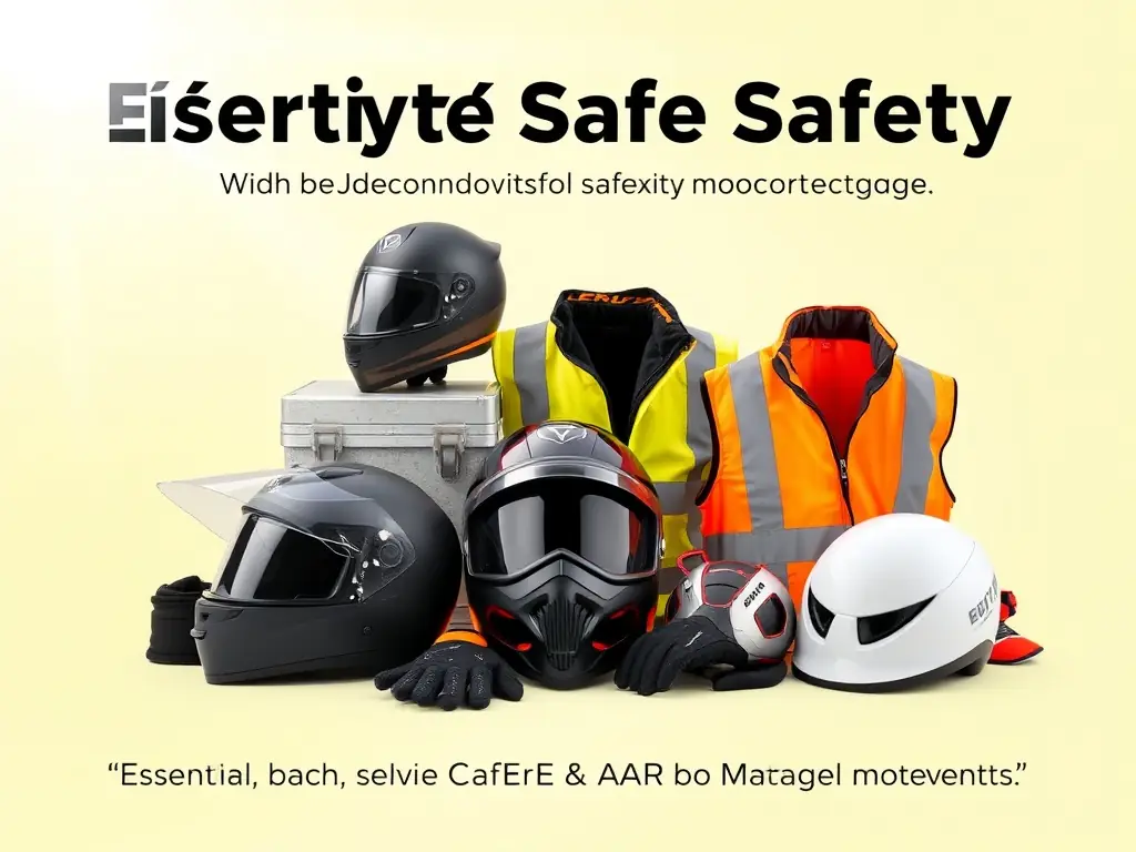 A safety workshop with riders receiving safety gear and instructional materials, highlighting the importance of road safety campaigns.